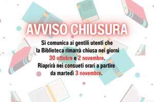 Avviso chiusura