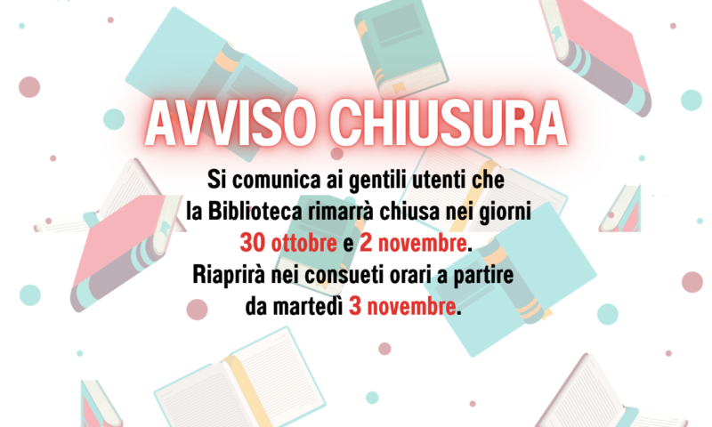 Avviso chiusura